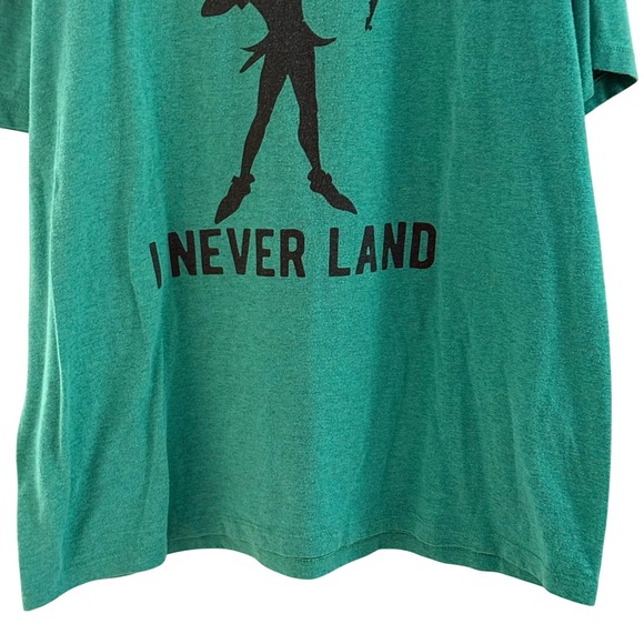 Disney Bundle DuckTales & Peter Pan T-Shirts XL Grey and Green Short Sleeve - Picture 16 of 16